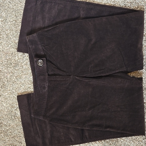 The Limited Size 6 Women's Brown Corduroy Boot Cut Pants With Button Closure - Picture 1 of 5